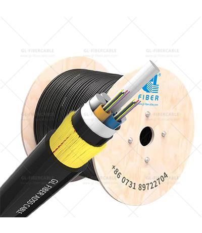 Aerial All-Dielectric Self-Supporting 12/24/48/144/288 Core ADSS Cable